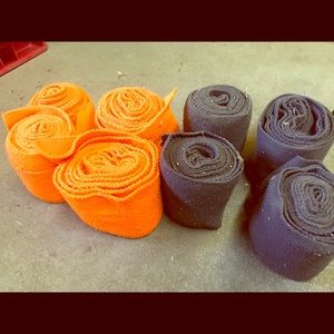 Two sets of polo wraps